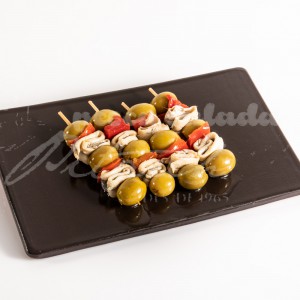 PINXO SEITÓ AMB OLIVES FARCIDES